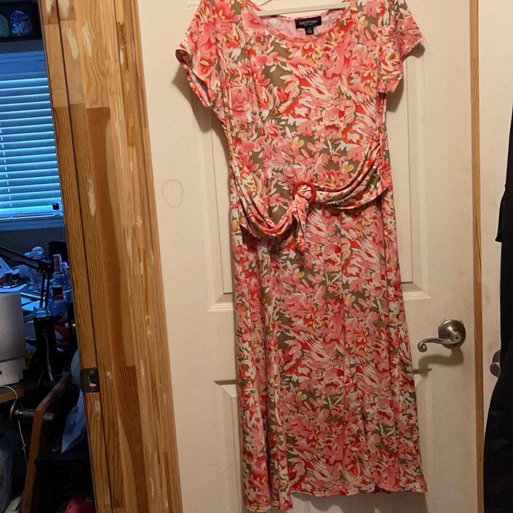 Pink Floral Dress